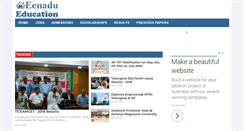 Desktop Screenshot of eenadueducation.net