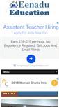 Mobile Screenshot of eenadueducation.net